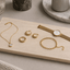 Composiet sieradenplank voor horloge en gouden sieraden
