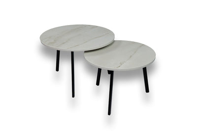 Salontafel Rond Dekton Rem Tweedelig