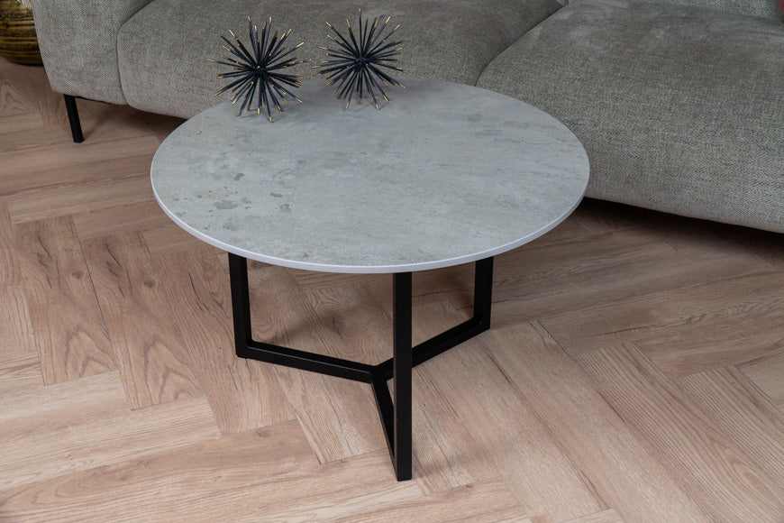 Salontafel Rond Beton Silk