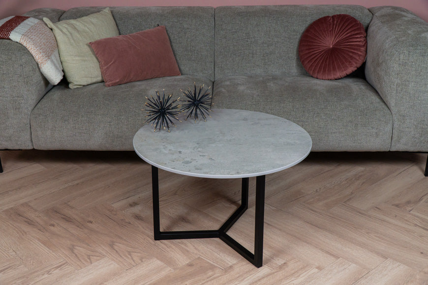 Salontafel Rond Beton Silk