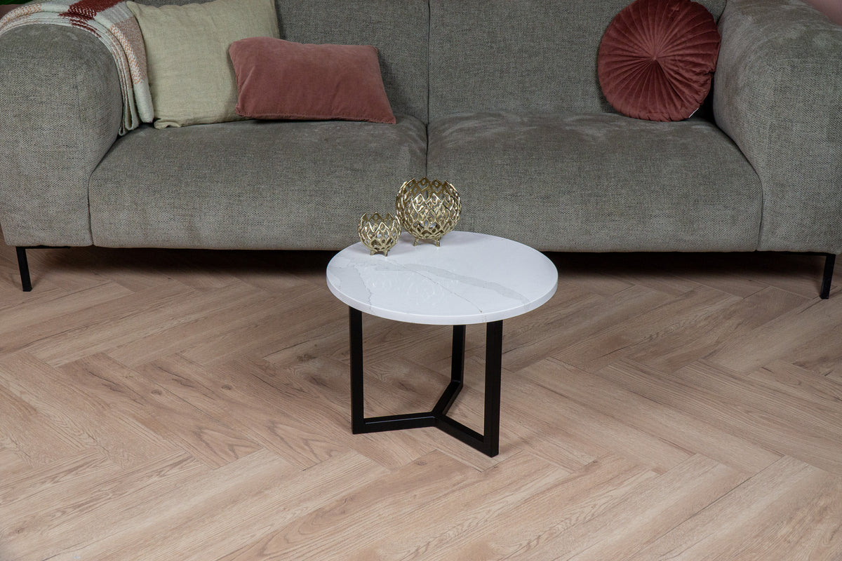 Salontafel Rond Calacatta Gold Light - ⌀ 50 cm