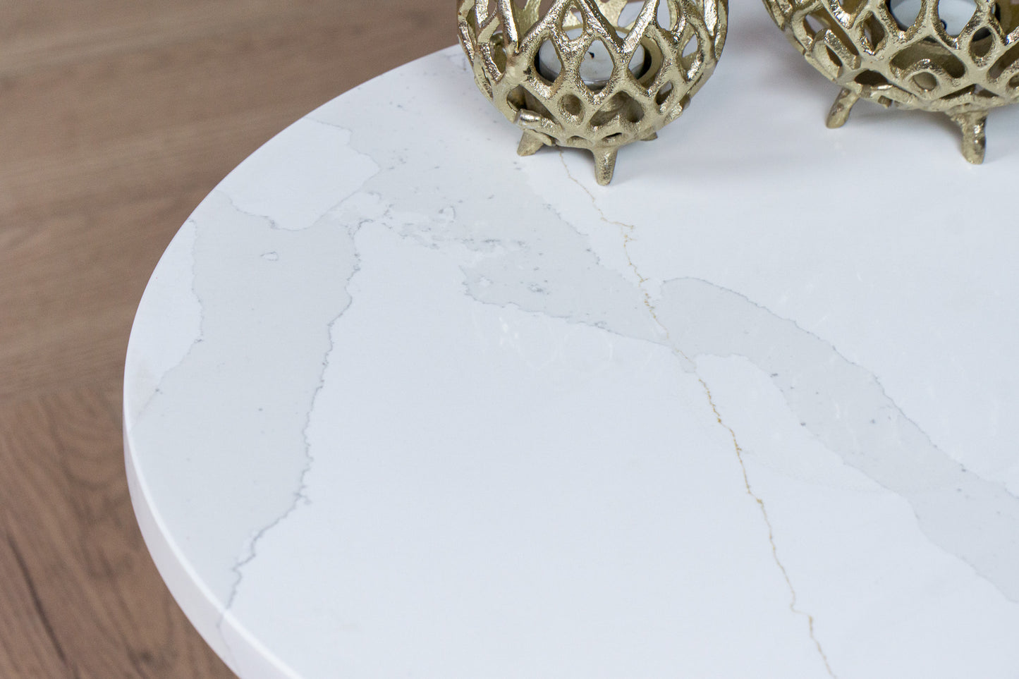 Salontafel Rond Calacatta Gold Light