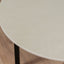 Salontafel rond Premium Basalt Beige - ⌀ 70 cm