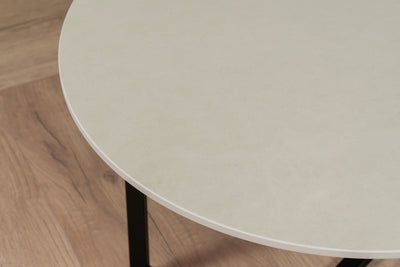 Salontafel rond Premium Basalt Beige - ⌀ 70 cm