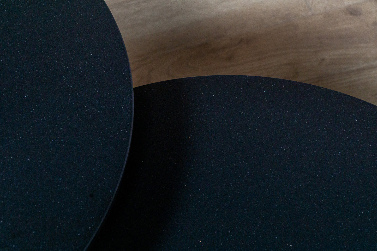 Salontafel set rond Premium Negro Tebas - ⌀ 60 + ⌀ 70 cm