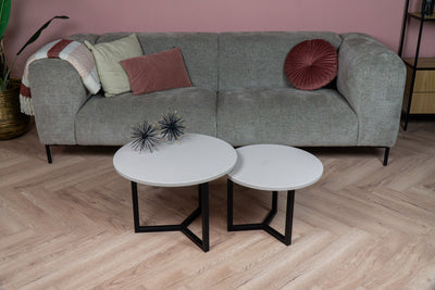 Salontafel Rond Linen Tweedelig