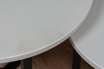 Salontafel set rond Premium Linen - ⌀ 50 + ⌀ 60 cm