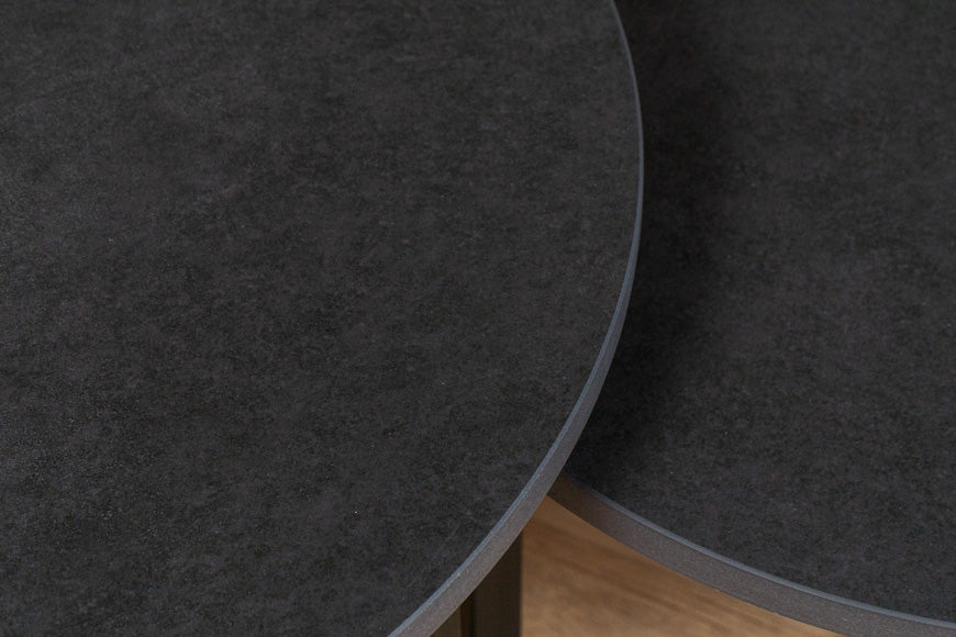 Salontafel set rond Dekton Eter - ⌀ 60 + ⌀ 70 cm