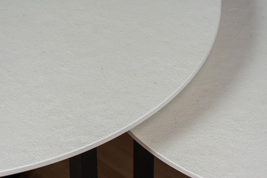 Salontafel set rond Dekton Edora - ⌀ 60 + ⌀ 70 cm