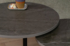 Salontafel set rond Dekton Kira - ⌀ 50 + ⌀ 60 cm