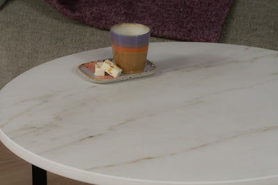 Salontafel set rond Premium Dekton Rem - ⌀ 60 + ⌀ 70 cm