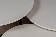 Salontafel set rond driedelig Dekton Sasea - ⌀ 50 + ⌀ 60 + ⌀ 70 cm
