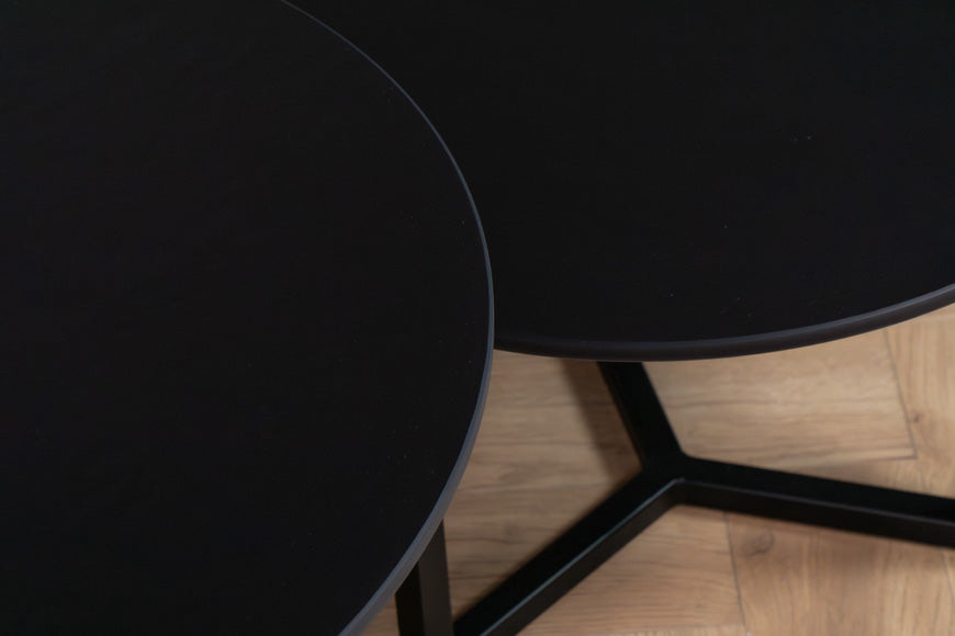 Salontafel set rond Premium Dekton Sirius - ⌀ 60 + ⌀ 70 cm