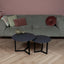 Salontafel Rond Belgian Blue Tweedelig