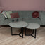 Salontafel Rond Coral Clay Tweedelig