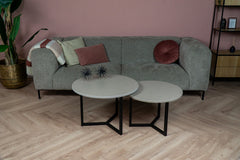 Salontafel set rond Coral Clay - ⌀ 60 + ⌀ 70 cm