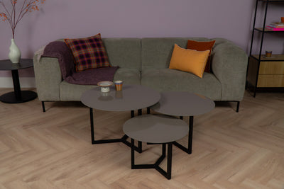 Salontafel Rond Galema Driedelig