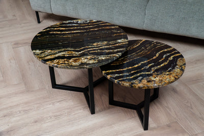 Salontafel Rond Orinoco Tweedelig