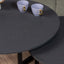 Salontafel set rond Premium Raven - ⌀ 60 + ⌀ 70 cm