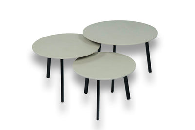 Salontafel Rond Sasea Driedelig