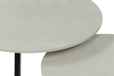 Salontafel set novi Topus Concrete - ⌀ 50 + ⌀ 60 cm