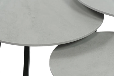 Salontafel set driedelig Novi Kovik - ⌀ 50 + ⌀ 60 + ⌀ 70 cm