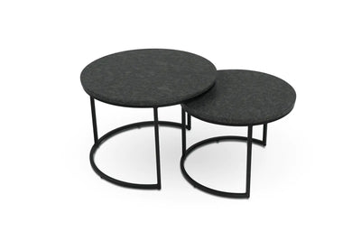 Salontafel set rond Deluxe Torino Rocce