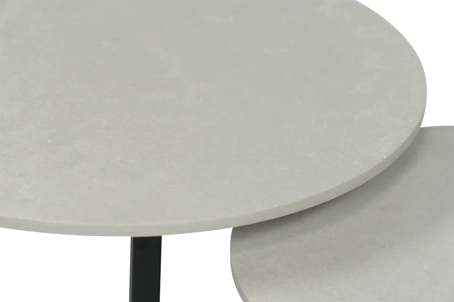 Salontafel set rond Premium Topus Concrete - ⌀ 50 + ⌀ 60 cm