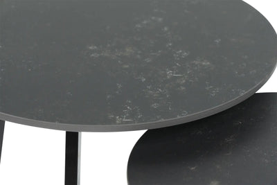 Salontafel set rond Premium Dekton Kelya - ⌀ 50 + ⌀ 60 cm