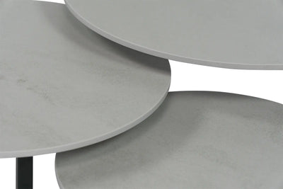 Salontafel set rond driedelig Premium Kovik - ⌀ 50 + ⌀ 60 + ⌀ 70 cm