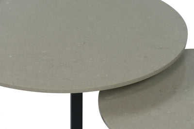 Salontafel set rond Premium Coral Clay - ⌀ 50 + ⌀ 60 cm
