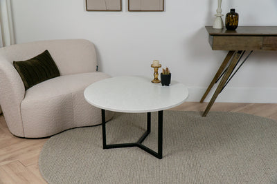 Salontafel rond Snowy Ibiza - Ø 80 cm