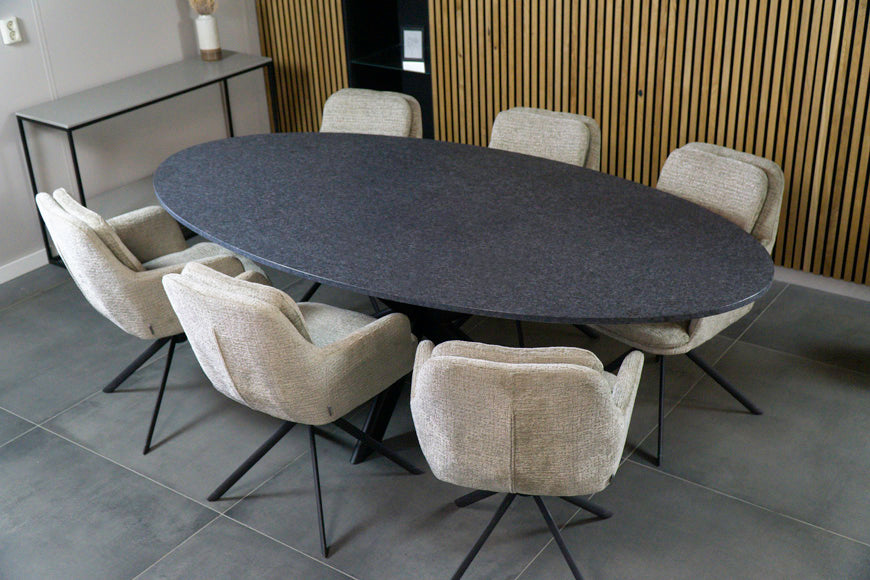 Eettafel Ovaal Torino Rocce Matrix