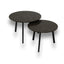 Salontafel set rond Woodlands - ⌀ 50 + ⌀ 60 cm