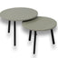 Salontafel set rond Belgian Fog