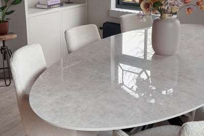 Productvideo van de Eettafel ovaal Marazzi Taj Mahal Matrix