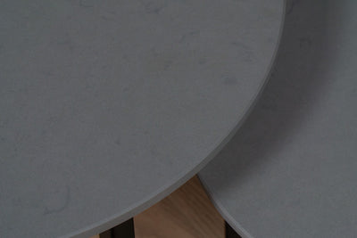Salontafel set rond Premium Oyster - ⌀ 50 + ⌀ 60 cm