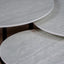 Salontafel set rond driedelig Strata Argentum - ⌀ 50 + ⌀ 60 + ⌀ 70 cm