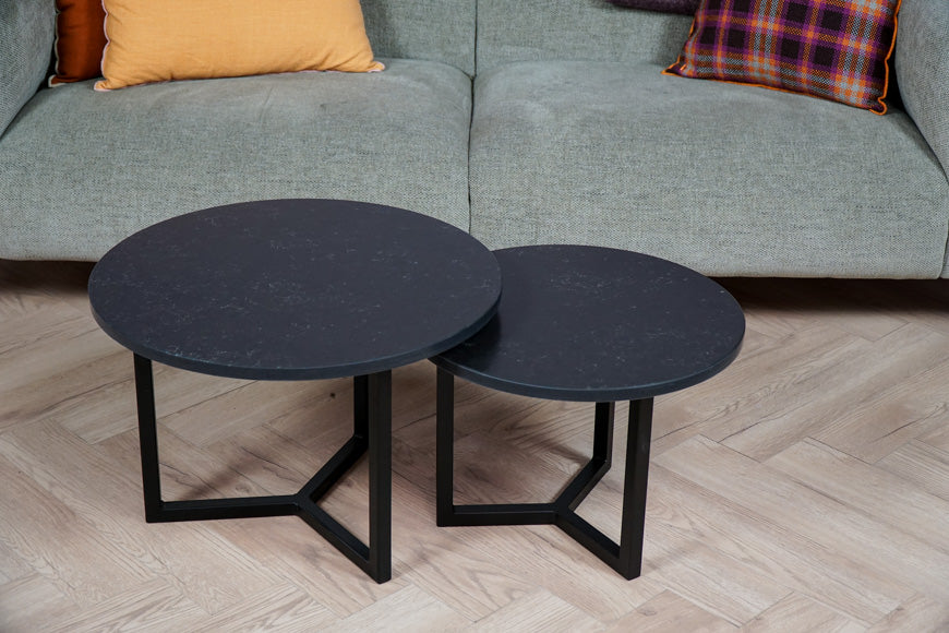 Salontafel set Rond Premium Corktown - ⌀ 50 + ⌀ 60 cm