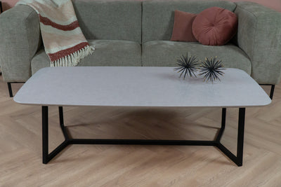 Salontafel Y-Poot Deens Ovaal Silestone Et. Serena - 140 x 70 cm