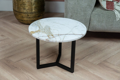 Salontafel Rond New Calacatta - ⌀ 50 cm