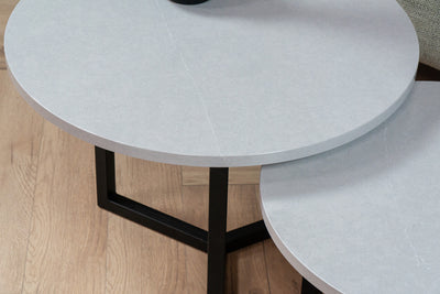 Salontafel set rond Premium Et. Serena - ⌀ 50 + ⌀ 60 cm