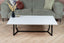 Salontafel rechthoek Y-leg Frosty Carrina - 140 x 70 cm