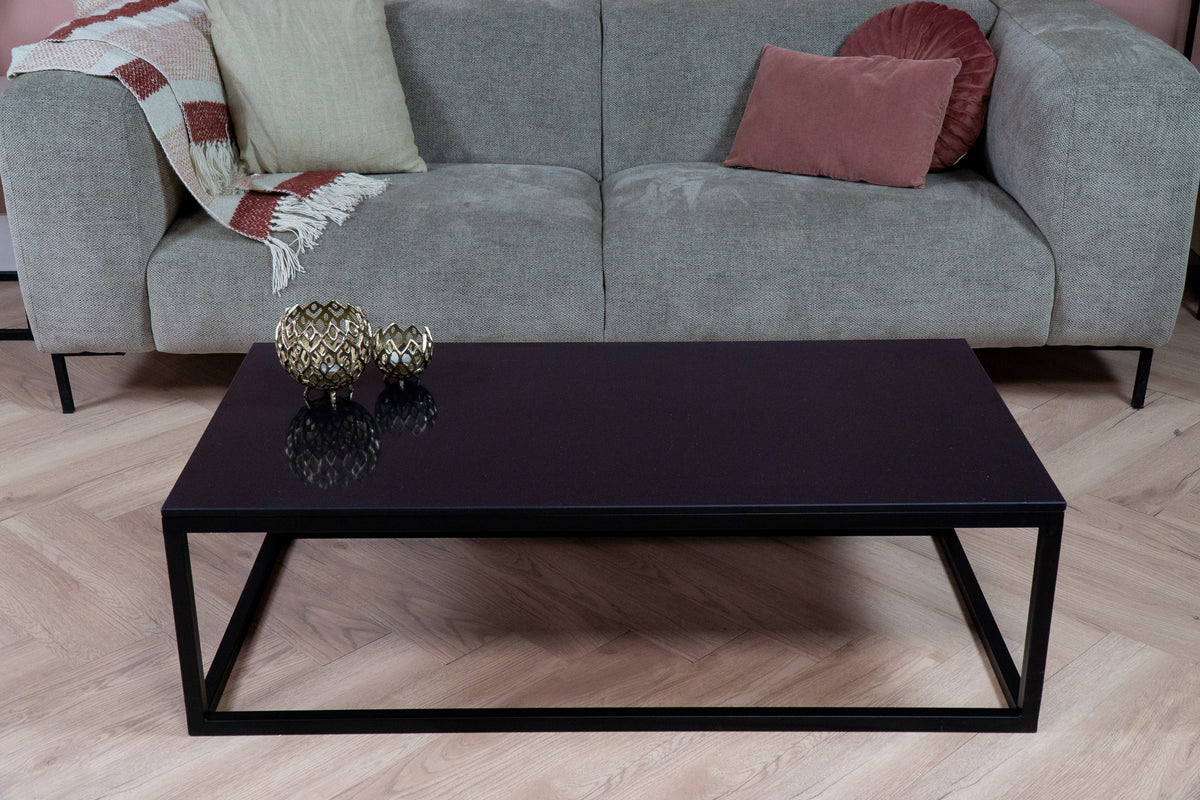 Salontafel rechthoek Negro Tebas - 120 x 60 cm