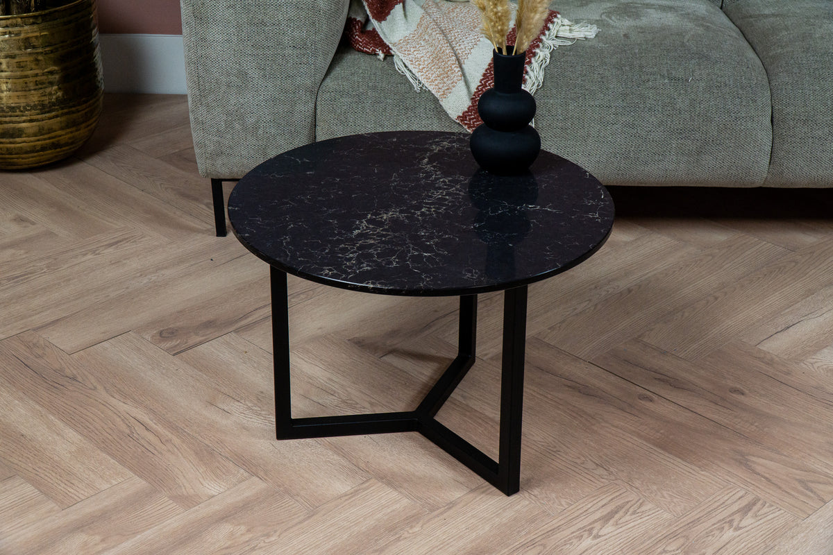 Salontafel rond Vanilla Noir - ⌀ 60 cm