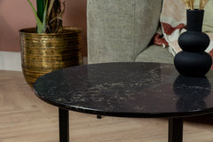 Salontafel rond Vanilla Noir - ⌀ 60 cm