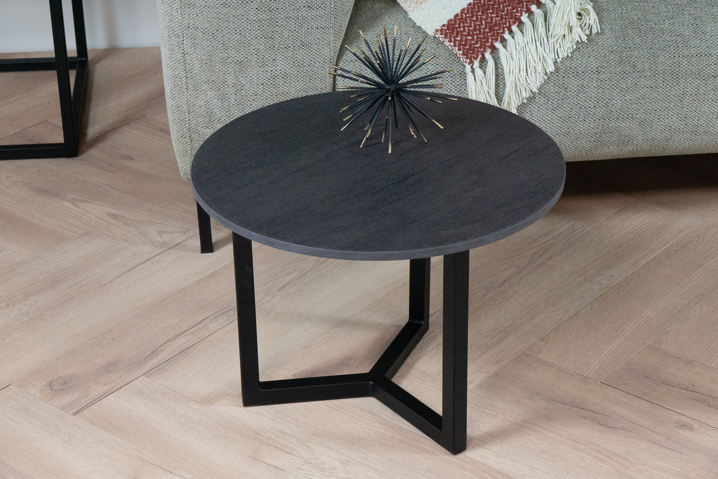 Salontafel Rond Basalt Black