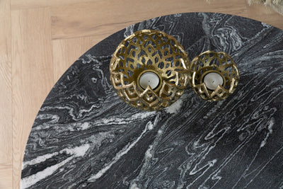 Salontafel Rond Black Beauty Tweedelig