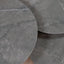 Salontafel set rond driedelig Dekton Korso - ⌀ 50 + ⌀ 60 + ⌀ 70 cm