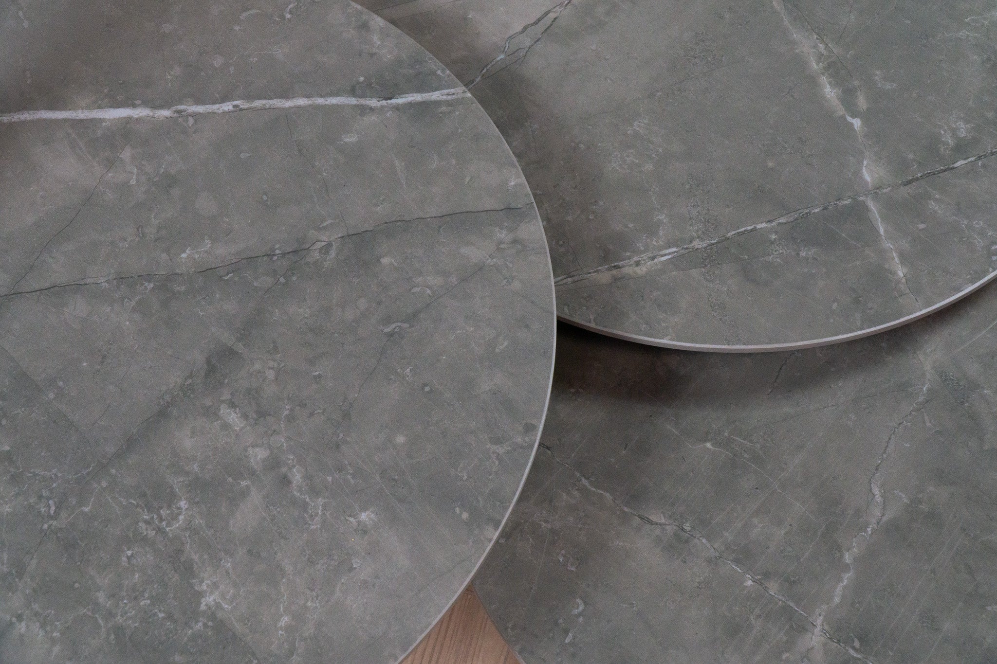 Salontafel set rond driedelig Dekton Korso - ⌀ 50 + ⌀ 60 + ⌀ 70 cm